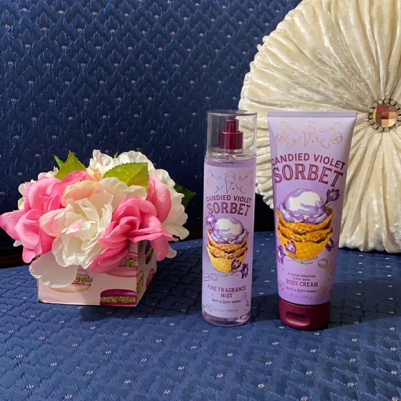 Bath & Body Works Other - BATH & BODY WORKS SET. . . CANDIED VIOLET SORBET